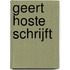 Geert Hoste schrijft