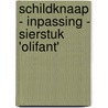 Schildknaap - inpassing - sierstuk 'olifant' door J. Vandevijvere