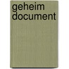 Geheim document by Willy Vandersteen