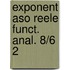 Exponent aso reele funct. anal. 8/6 2