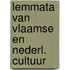 Lemmata van vlaamse en nederl. cultuur