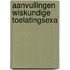Aanvullingen wiskundige toelatingsexa