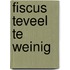 Fiscus teveel te weinig