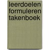 Leerdoelen formuleren takenboek door Thomas Block