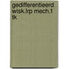 Gedifferentieerd wisk.lrp mech.1 tk by Haesendonck