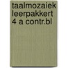 Taalmozaiek leerpakkert 4 a contr.bl by Spriet