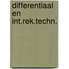 Differentiaal en int.rek.techn. by Suetens