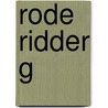 Rode ridder g door Vermeiren