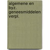 Algemene en byz. geneesmiddelen verpl. by Baarle