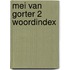Mei van gorter 2 woordindex