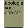 Apologie voor een rat door Hannelore