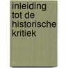 Inleiding tot de historische kritiek door Strubbe