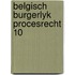 Belgisch burgerlyk procesrecht 10
