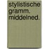Stylistische gramm. middelned.