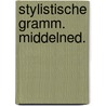 Stylistische gramm. middelned. by Overdiep