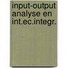 Input-output analyse en int.ec.integr. by Brauers