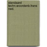 Standaard techn.woordenb.frans ned. by Voutquenne