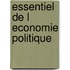 Essentiel de l economie politique