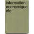 Information economique etc