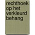 Rechthoek op het verkleurd behang