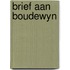 Brief aan boudewyn