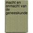 Macht en onmacht van de geneeskunde