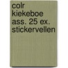 COLR Kiekeboe ass. 25 ex. stickervellen door Onbekend