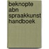 Beknopte abn spraakkunst handboek