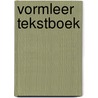 Vormleer tekstboek by Herregodts