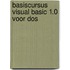 Basiscursus Visual Basic 1.0 voor DOS