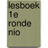 Lesboek 1e ronde nio