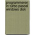 Programmeren in turbo pascal windows disk