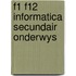 F1 f12 informatica secundair onderwys