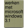 Werken met Microsoft Windows 3.1 by R. Person