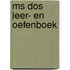 Ms dos leer- en oefenboek