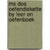 Ms dos oefendiskette by leer en oefenboek