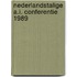 Nederlandstalige a.i. conferentie 1989