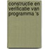 Constructie en verificatie van programma 's