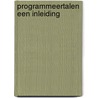 Programmeertalen een inleiding by Amstel