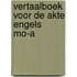 Vertaalboek voor de akte engels mo-a