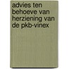 Advies ten behoeve van herziening van de PKB-VINEX by Unknown