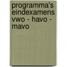 Programma's eindexamens vwo - havo - mavo door Pyls