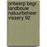 Ontwerp begr. landbouw natuurbeheer vissery 92 by Unknown