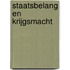Staatsbelang en krijgsmacht