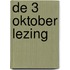 De 3 oktober lezing