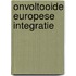Onvoltooide europese integratie