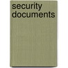 Security documents by L.B. van der Scheer