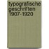 Typografische geschriften 1907-1920