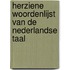 Herziene woordenlijst van de Nederlandse taal