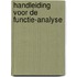 Handleiding voor de functie-analyse